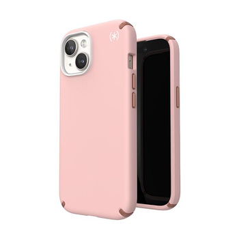 Speck Presidio2 Pro - tok iPhone 16e / iPhone 15 / iPhone 14 / iPhone 13 (Dahlia Pink / Rose Copper / Fehér)