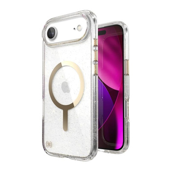 Speck Presidio Lux MagSafe - iPhone Air Tasche (Glitter / Gold Metallic)